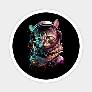 Cat in Space - Astronaut Cat Magnet